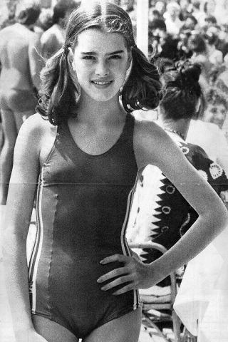Young Brooke Shields Blue Lagoon Vintage Photo Lab Quality 6x4 "