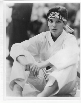 Ralph Macchio Legendary Karate Kid Movie Star 8 " X 10 " Vintage Glossy Photo