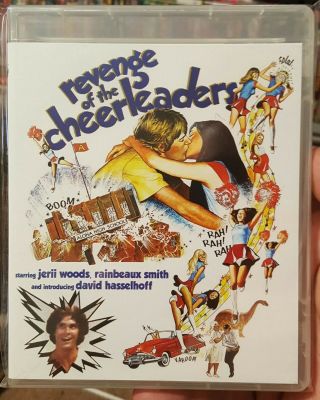 Revenge Of The Cheerleaders 1976 Blu - Ray Code Red 28 Oop Rare 2 Cult Hasselhoff