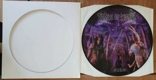 Cradle Of Filth Midian 12 " Lp Vinyl Record Picture Disc Rare Import