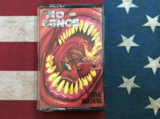 Vio - Lence Eternal Nightmare 1988 Cassette Tape In Case Rare