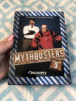 Mythbusters Season 3 Complete 15 Episodes Discovery Zone.  Rare Oop