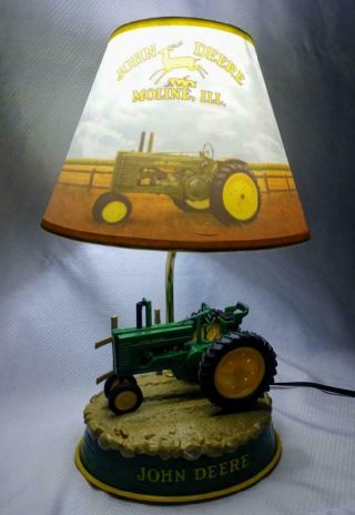 Rare John Deere Desk Lamp Tractor Sound & Motion