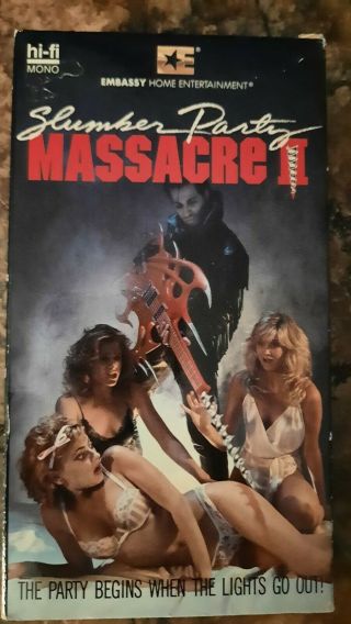 Slumber Party Massacre Ii 2 (1987) - Vhs Horror Slasher Cult Gore 1980 