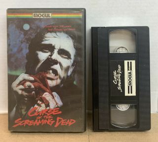 Curse Of The Screaming Dead Rare Vintage Vhs Clamshell Case Rare Htf