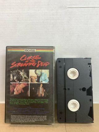 Curse Of The Screaming Dead Rare Vintage VHS Clamshell Case RARE HTF 3