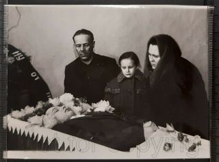 Post Mortem Funeral Coffin Dead Handsome Young Man Boy Soviet Vintage Old Photo