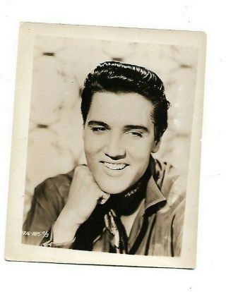 Vintage Elvis Presley Fan Photo 5 " X 4 " Black And White
