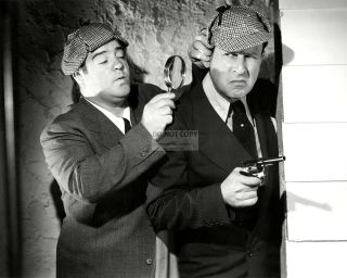 Bud Abbott And Lou Costello In The 1942 Film " Who Done It? - 8x10 Photo (cc - 147)
