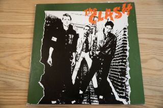 Rare The Clash S/t Debut First Pressing White Label Promo Us Lp W/7 " Single,  Nm