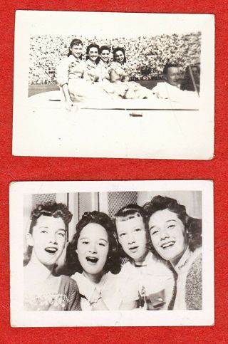 2 The Lennon Sisters Fan Club Membership Cards (1962 - 1963)
