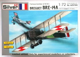Breguet Bre - 14 A 1/72 Az Model Azs7206 Rare