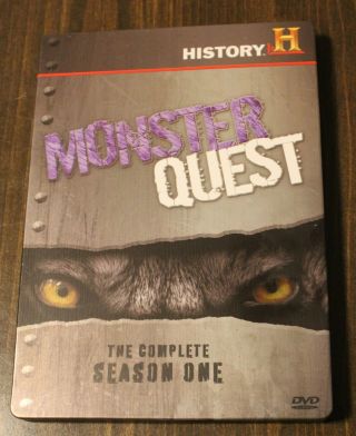 Monster Quest The Complete Season One - 4 Dvd Set Steelbook Packaging - Rare
