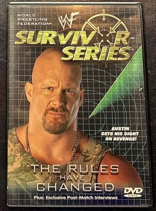 Wwf Survivor Series 2000 Dvd Wwe Wrestling Out Of Print Rare