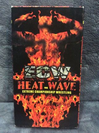 Ecw Heatwave 98 Vhs Rare Oop