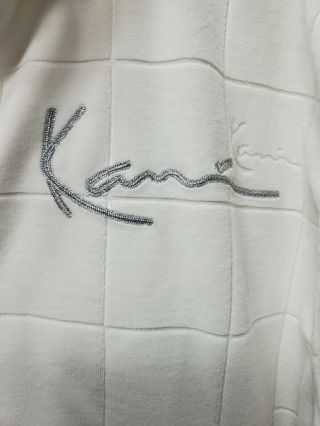 Karl Kani Vintage Velour Velvet Track Suit Off White RARE IN 3