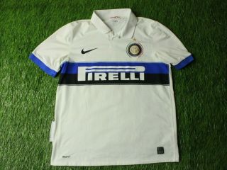 Inter Milan Italy 2009/2010 Rare Football Shirt Jersey Away Nike Size M
