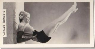 Elenor Bayley - Carreras Movie Film Stars Pin - Up/cheesecake 1937 Cig Card