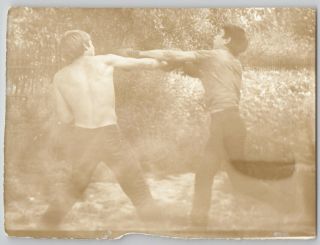 1970s Boxing Men Shirtless Men Speedo Muscle Bulge Fight Gay Int Ussr Old Photo