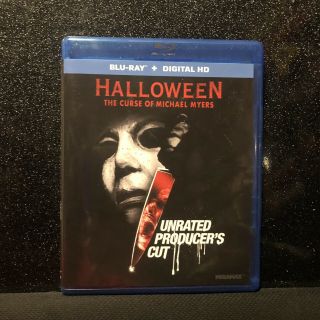 Halloween 6 The Curse Of Michael Myers Unrated Producer’s Cut Blu Ray,  Oop,  Rare