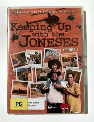 Keeping Up With The Joneses: Series 1 - Aussie Reality Tv Show - Rare 2 - Dvd Set