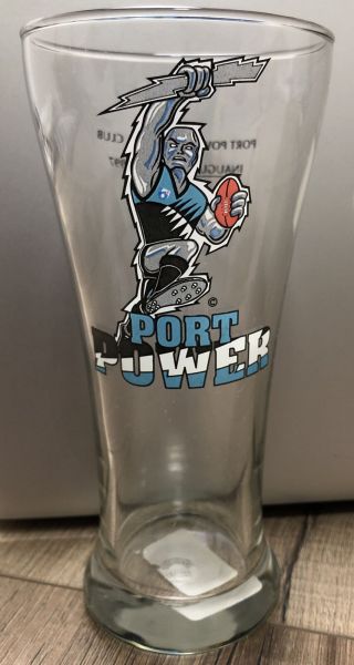 1997 Vintage Port Adelaide Power Afl Vfl Inaugural Year Beer Glass - Rare