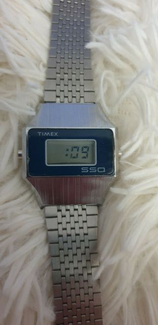 Ultra Rare Vintage Led Timex Early 1970s H Cell Ssq