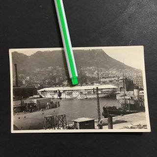 1924 Photo Postcard Hms Tamar Hong Kong Harbour China C18