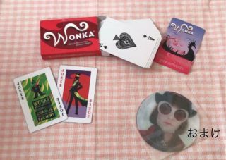 Rare Charlie And The Chocolate Factory Wonka Art Playing Cards Movie Promo