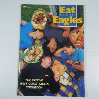 Eat With The Eagles Official West Coast Eagles Cookbook Afl 1993 Rare