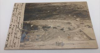 Real Photo From Diamond Head Fort Ruger Battery Harlow Honolulu Hawaii 1909