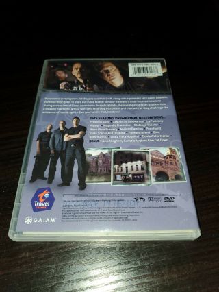 Ghost Adventures: Season 2 (DVD,  2010,  3 - Disc Set) RARE OOP Travel Channel Show 2