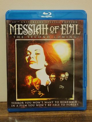 Messiah Of Evil (blu - Ray) Code Red 40th Anniversary Special Ed.  - Rare