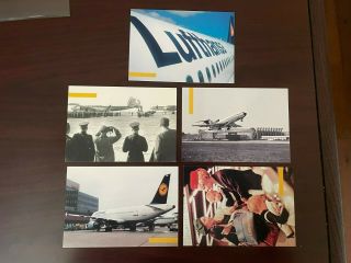 Airline Issued Postcard - Lufthansa (germany) - 1972 - 2002 Russia Set - 5 Cards