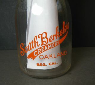 Rare Vintage: South Berkeley Creamery Baby 