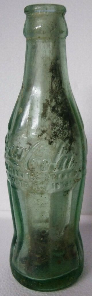 Fort Pierce Florida Coca Cola Coke Bottle Nov 16 1915 Found In Canal Vero Site