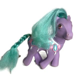 Rare Vintage My Little Pony G1 Merry Go Round Sparkler Purple 1989 Hasbro Read