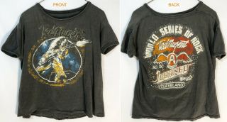 Vintage Rare 1979 Cleveland World Series Of Rock Concert T - Shirt Aerosmith Ac/dc