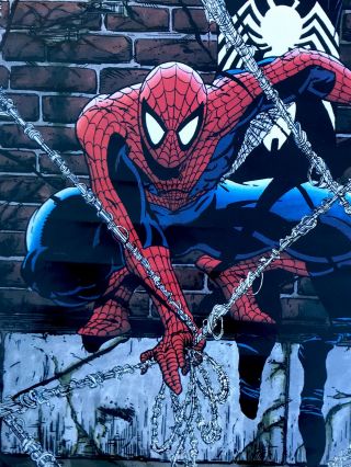 Todd Mcfarlane Spider - Man Marvel Comics Poster 1986 Rare
