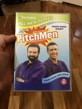 Discovery Channel Tv Pitchmen 3 Dvd Complete Series Set Billy Mays Very Rare