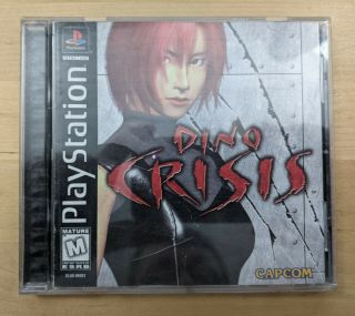 Dino Crisis (sony Playstation 1 Ps1) Ps1 Complete Cib Black Label Rare