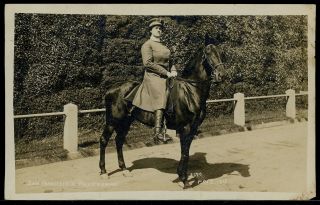 Real Photo Postcard Rppc Police Woman San Francisco California Ppie 1915