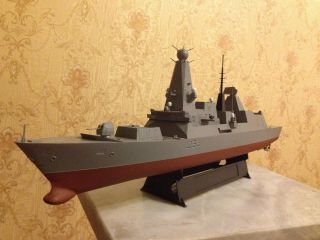 Royal Navy Type 45 / Daring Class Destroyer Ship 1:350 Complete Model