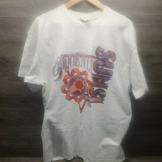 Rare Vintage Phoenix Suns Mens Xl Graffiti Style T Shirt Single Stitch Promo