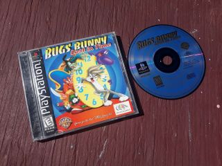  ❤️ bugs Bunny: Lost In Time Ps1 Playstation 1 Psx,  Psone Cib Complete Game Rare