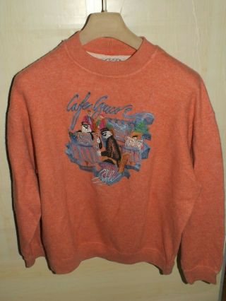 Iceberg Cafe Greco Wool Rare Vintage Sweater Jumper Pullover Size Xl