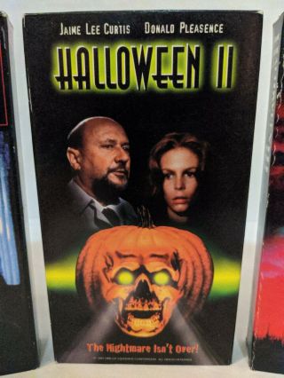 Halloween Trilogy Blockbuster VHS BOXSET 1 2 3 Rare John Carpenter I II III 3