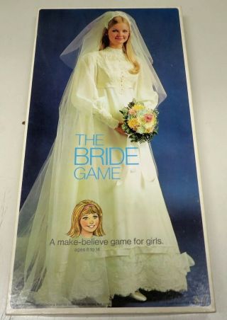 Rare 1971 The Bride Game Selchow & Righter Complete Very