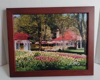 The Grandstand,  Grand Hotel Mackinac Island Signed Framed Print On Canvas 16x13