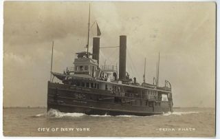 City Of York Great Lakes Passenger,  Ship,  Boat,  Rppc,  Pesha